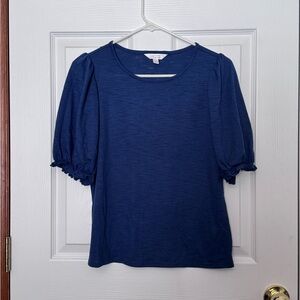 LC Lauren Conrad Navy Blouse